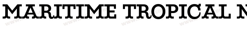 Maritime Tropical Ne字体转换